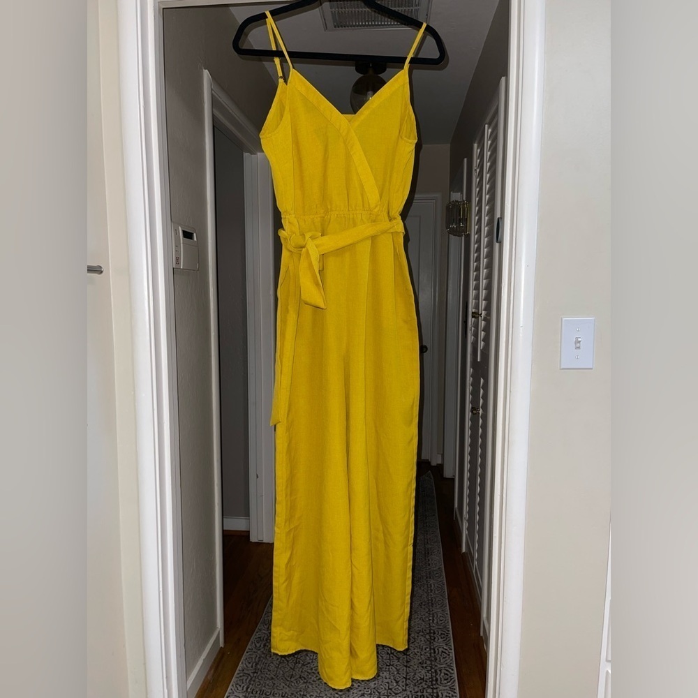 NWOT Flying Tomato Yellow Jumpsuit